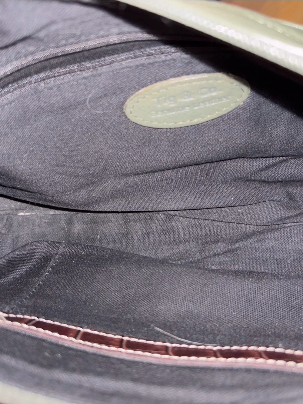 Tig & Co Y2K 90’s Vintage genuine leather bag - Picture 10 of 10